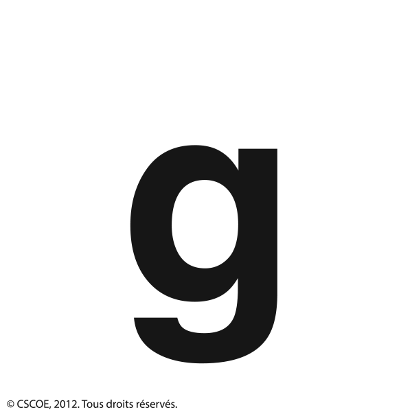 g minuscule