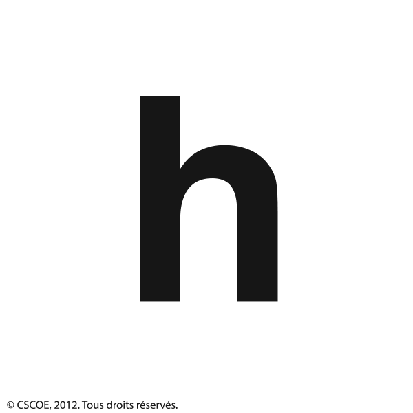 h minuscule