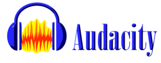 Logo du logiciel Audacity.